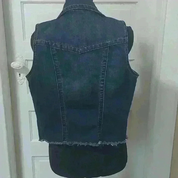 Maurices Denim Vest #0073D - Picture 3 of 3